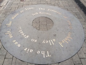 Kerouac Alley pavement stone